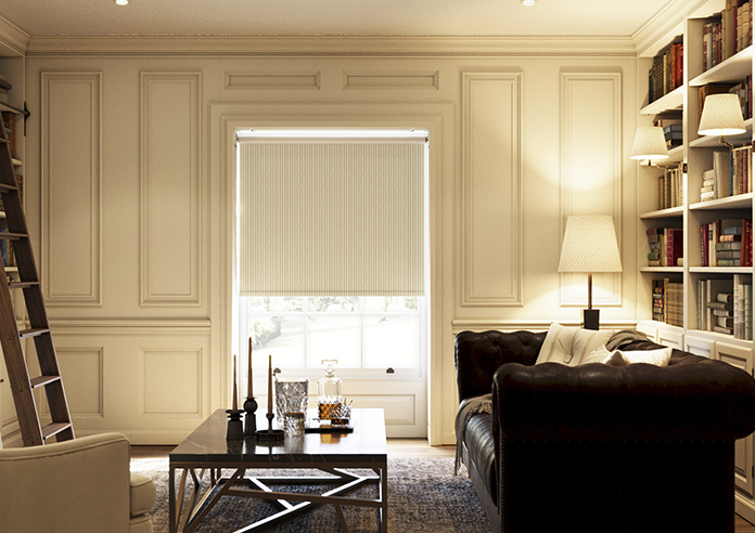 Emily Bond Oscar Stripe, Gold - Roller Blind - Image 3